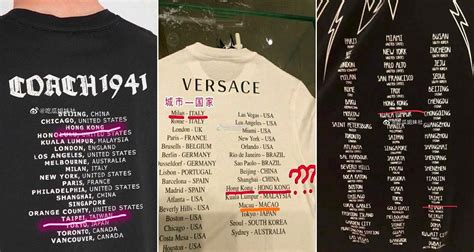 versace t shirt cina|Versace, Givenchy and Coach Apologize to China After T.